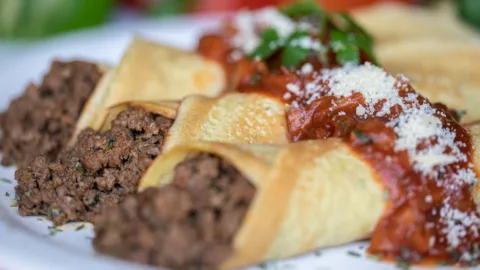 Panqueca de carne moida facil para um jantar delicioso 7 panquecas